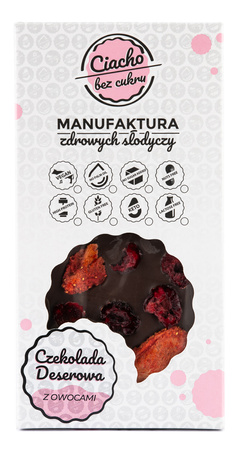 CZEKOLADA DESEROWA Z OWOCAMI 75g