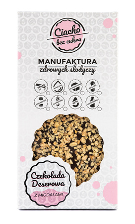 CZEKOLADA DESEROWA Z MIGDAŁAMI 75g