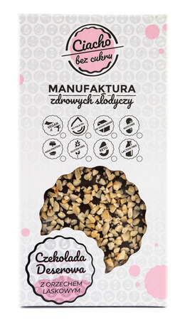 CZEKOLADA DESEROWA Z ORZECHAMI LASKOWYMI 75g