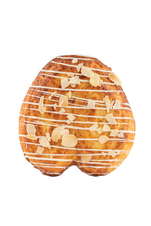 DROŻDŻÓWKA Z SEREM I MIGDAŁAMI