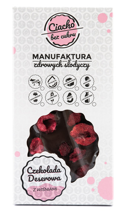 CZEKOLADA DESEROWA Z WIŚNIAMI 75g