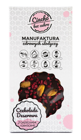 CZEKOLADA DESEROWA Z ORZECHAMI I OWOCAMI 75g